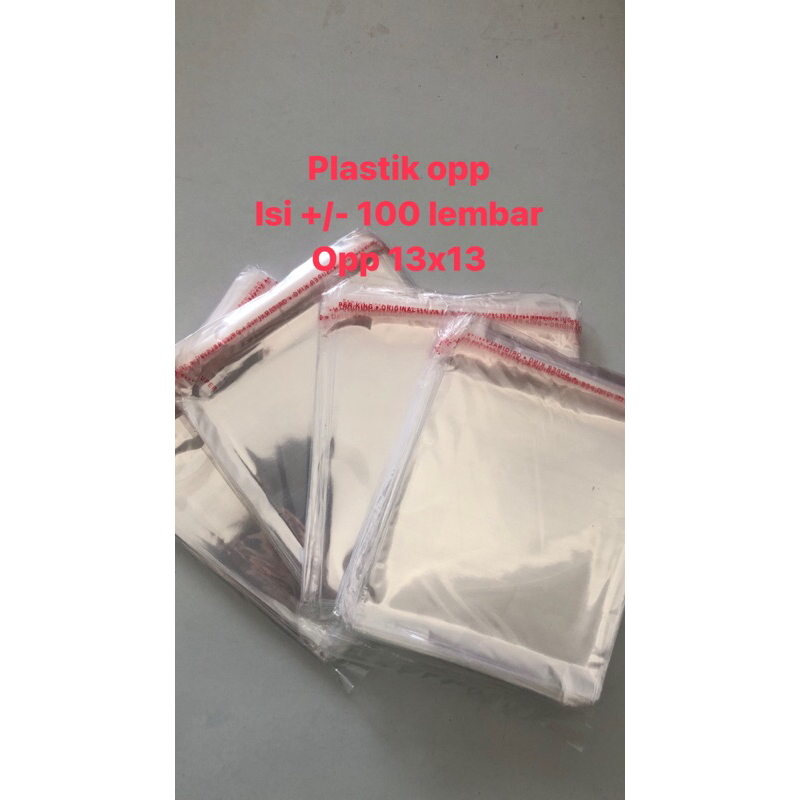 plastik opp 13x13