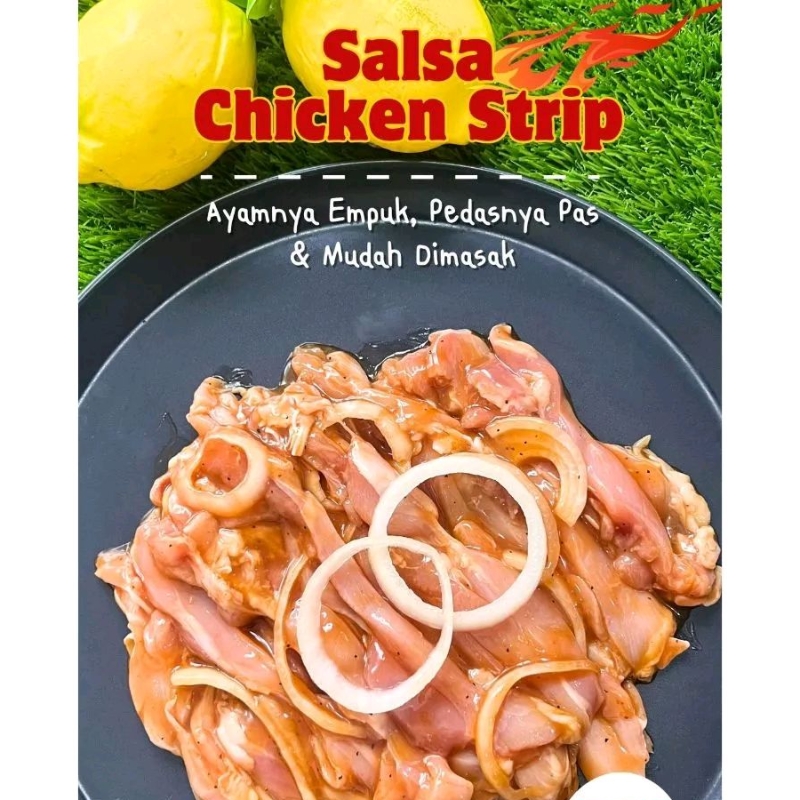 

CHICKEN STRIP SPICY BBQ / FILLET PAHA AYAM MARINASI 500GR