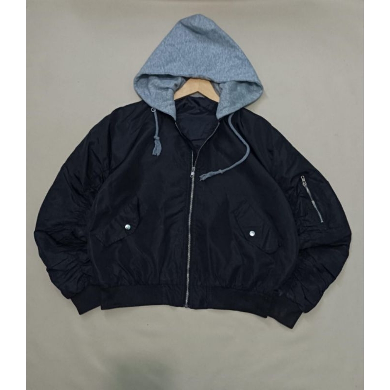 JAKET BOMBER BOXYBomber military