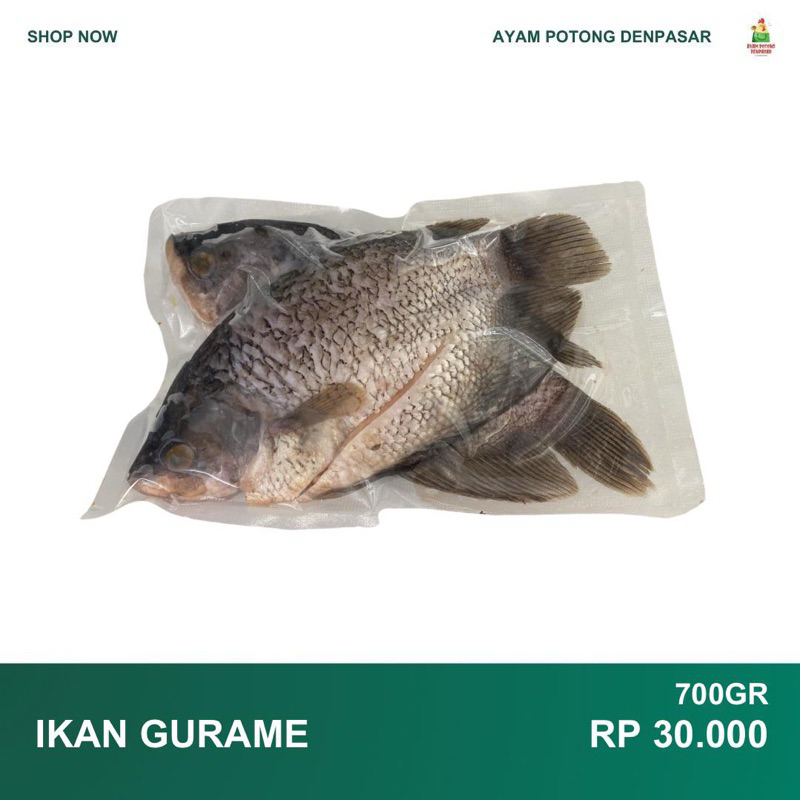 

FROZEN IKAN GURAMI 700 gram