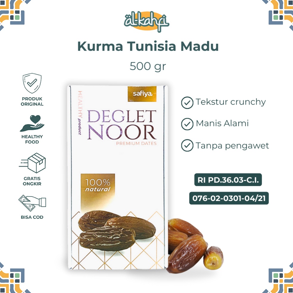 

THR487 PROMO ALE Kurma Tunisia Madu 5 Gram Super Premium