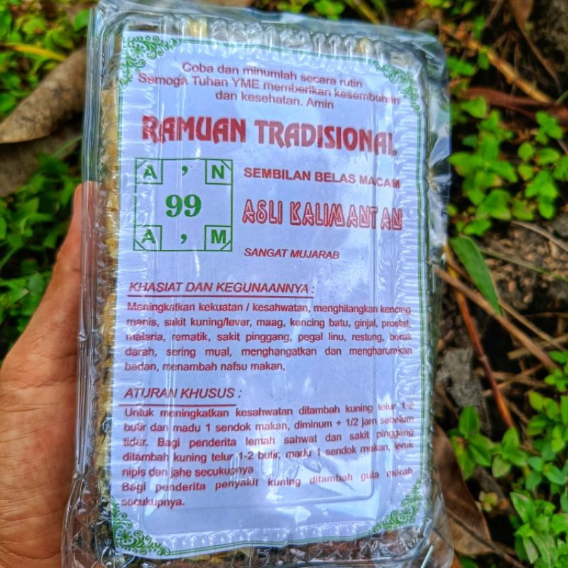 Ramuan Tradisional 19 Macam Herbal Asli Kalimantan,Ramuan Impontensi Lemah Syahwat,Herbal Stamina