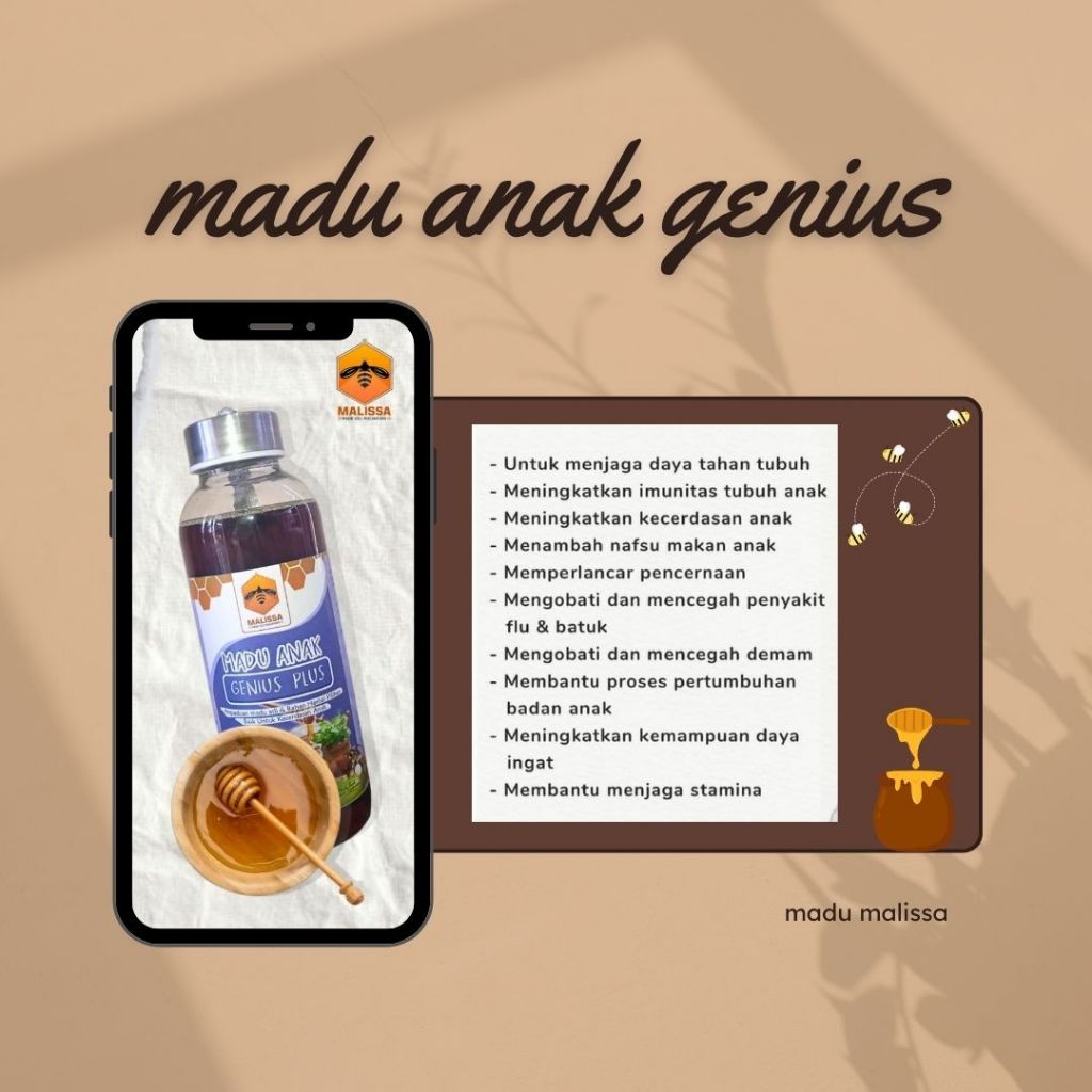 

Best Seller Madu anak genius- Madu Hutan murah 100% Asli original
