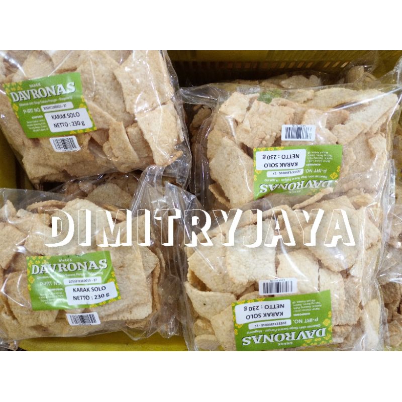 

Karak Solo Davronas 230 gram / keripik kerupuk oleh oleh magelang jogja temanggung wonosobo