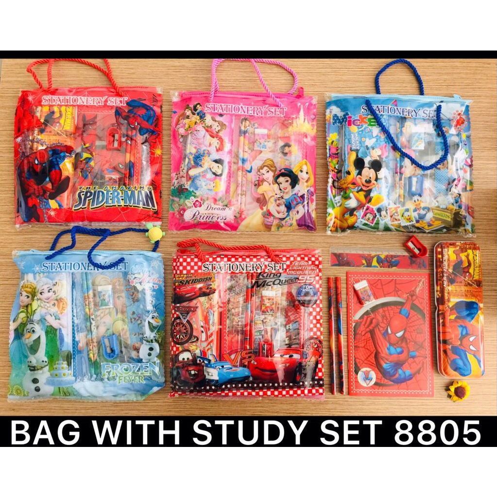 

AS888 - Paket Alat Tulis Study Set Kotak Pensil 8 In 1 Ukuran Besar Model Tas Tenteng