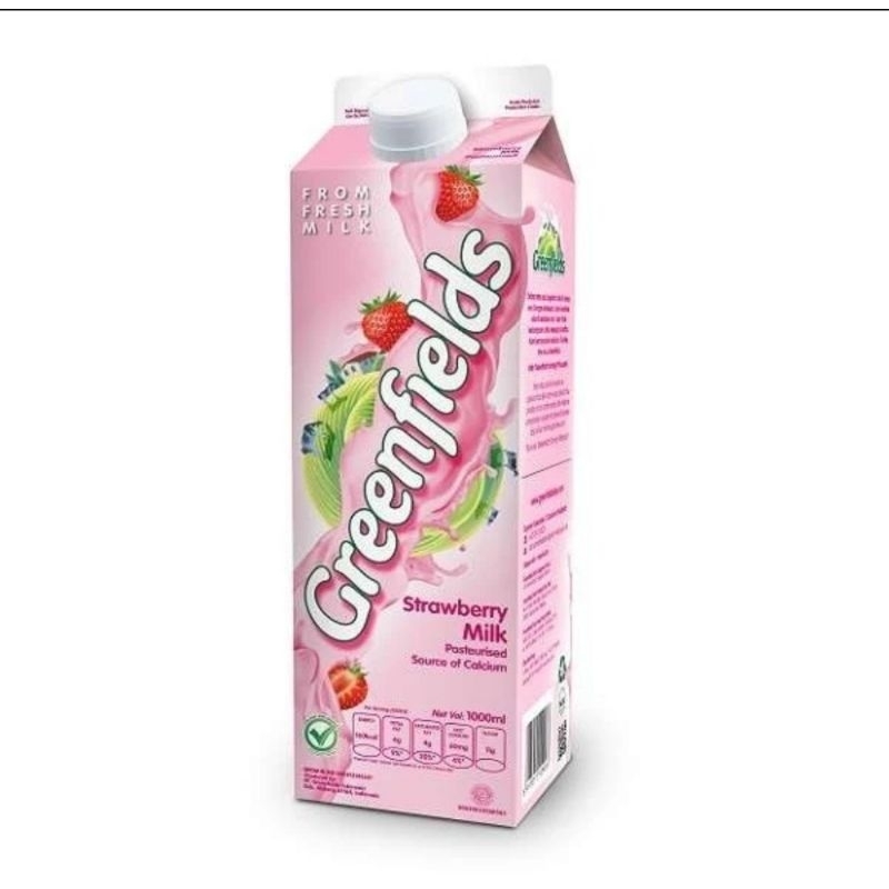 

Greenfields Greenfield Strawberry Fresh milk 1lt (harga 1 dus isi 6 pcs)