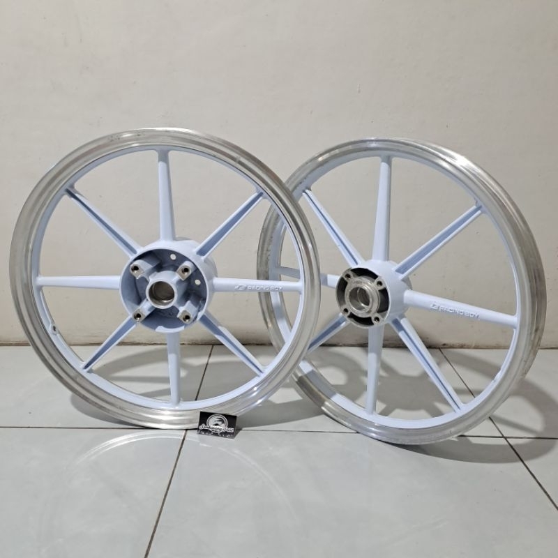 VELG RACING BOY RCB P8 DD DOUBLE DISK YAMAHA PNP JUPITER MX 125Z TOUCH TIARA NINJA R RR NEW OLD STOC