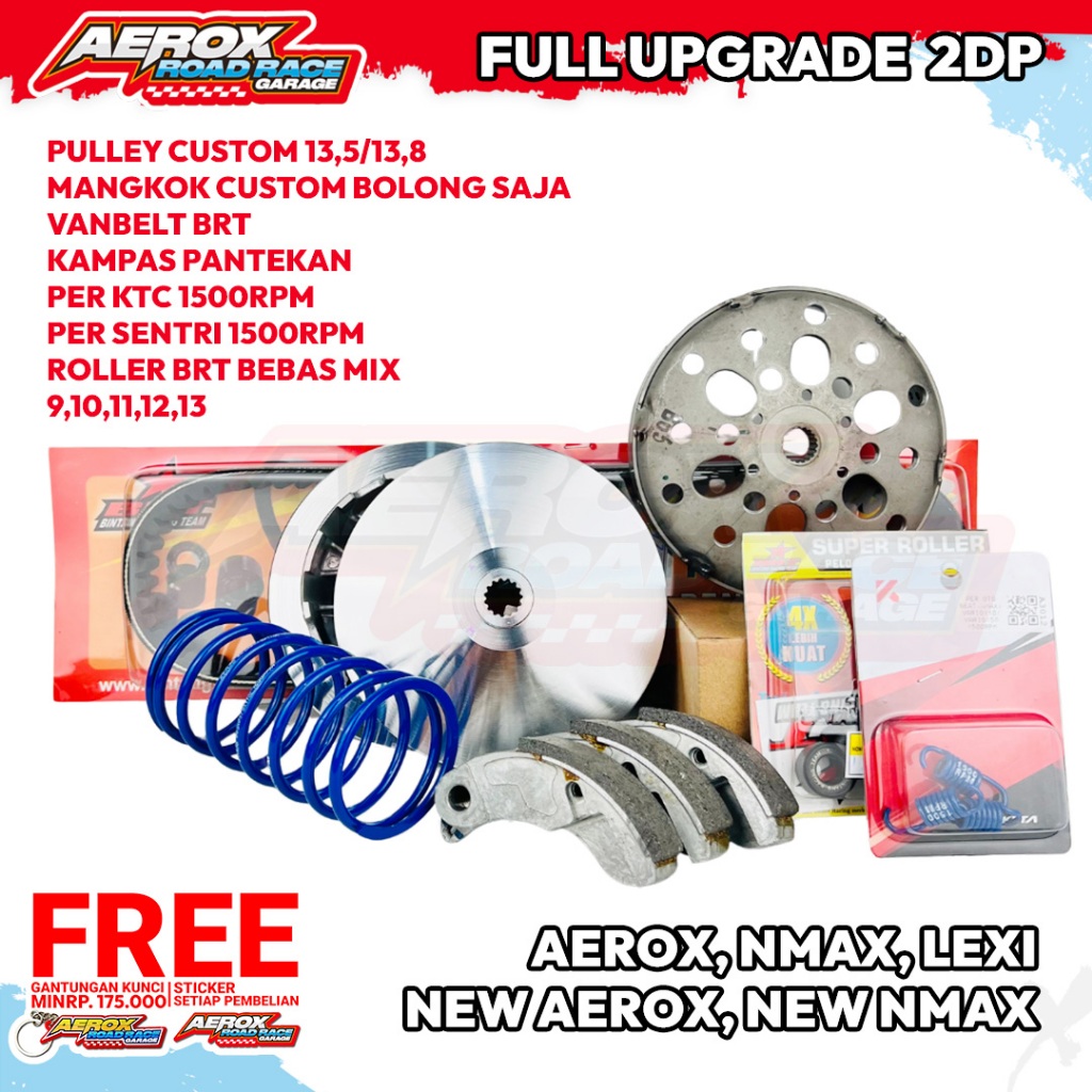PAKET CVT FULL UPGRADE FULL SPEK Aerox Nmax Lexi New Aerox New Nmax
