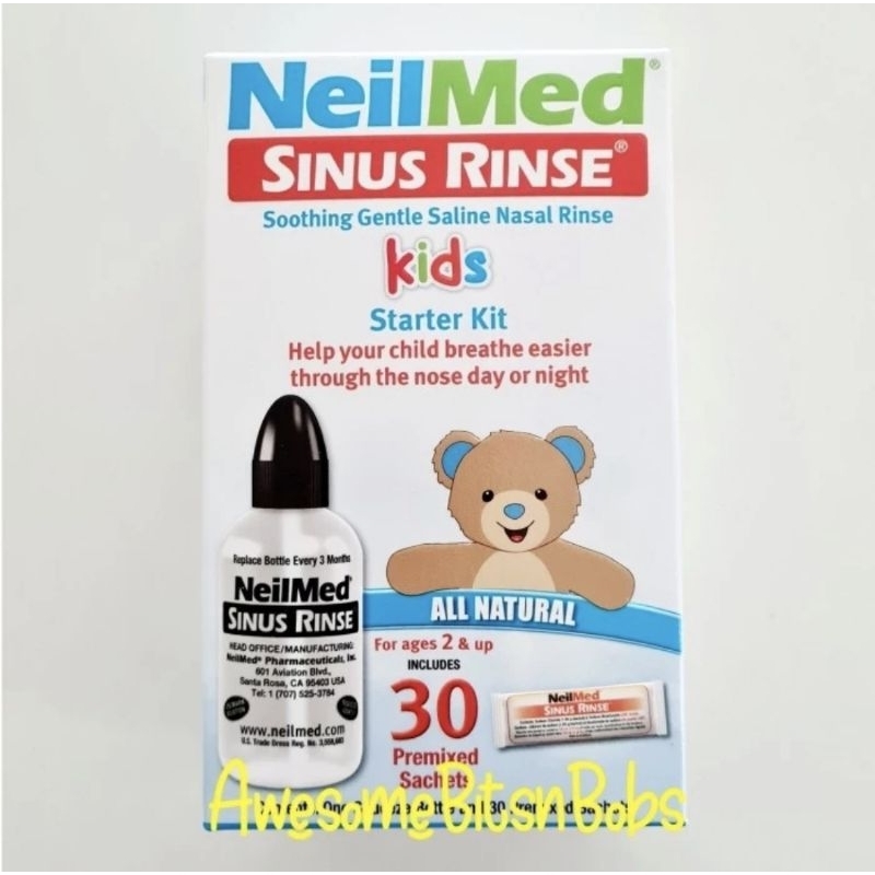 NeilMed Sinus Rinse Kids Starter Kit 30 Sachets