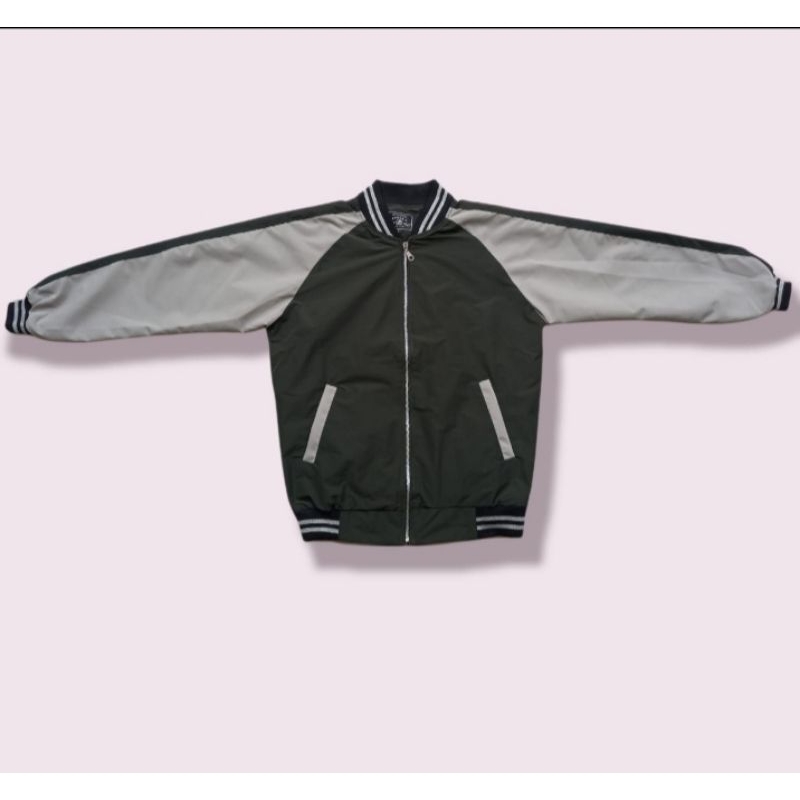 jaket sukajan polos pria wanita unisex Bomber cowo cewe original basic Terbaru navy