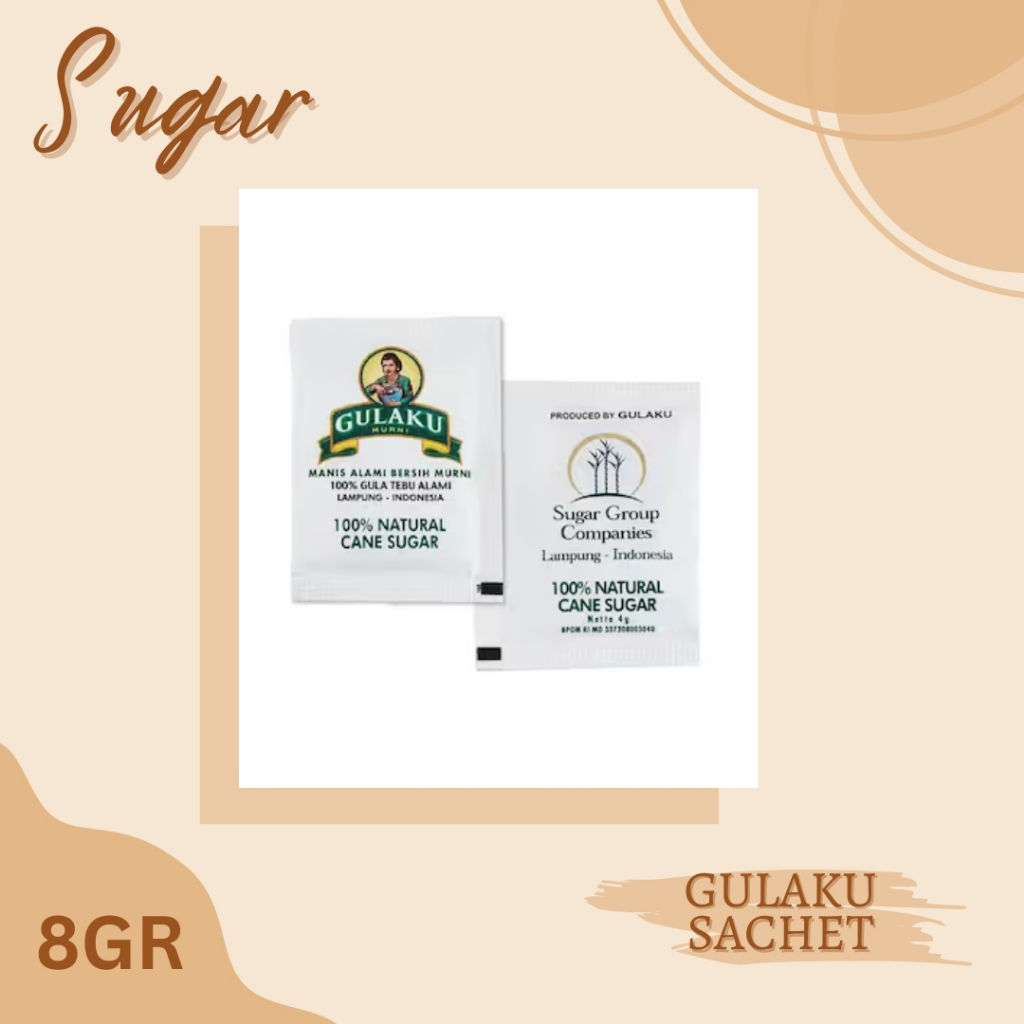 

SUGAR | GULA PASIR / TEBU / KRISTAL PUTIH / SACHET | GULAKU SACHET