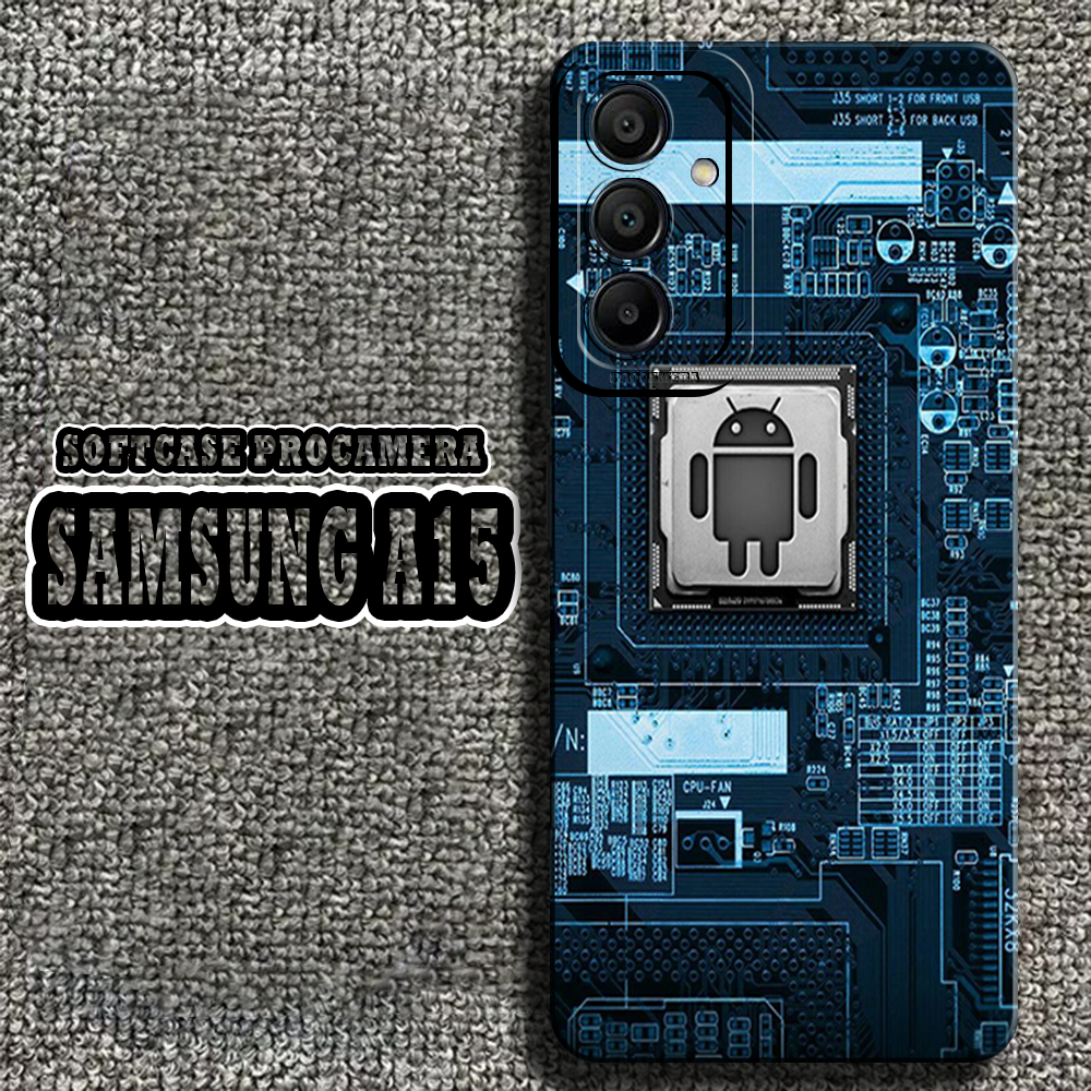 Softcase Pro Camera Samsung A15  [BSB08] Mesin - HP Samsung A15 - kesing HP Samsung A15 - Case HP Sa
