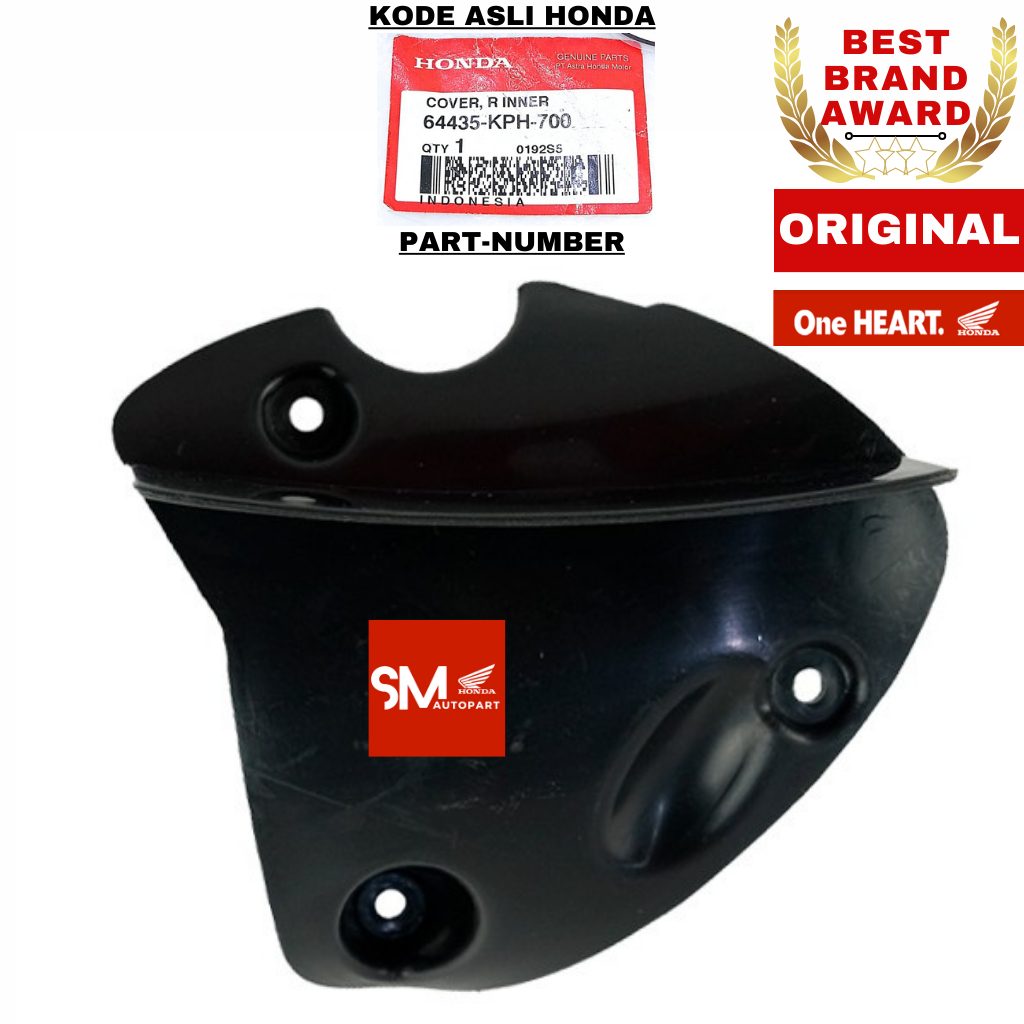 64435-KPH-700 Tutup Sein Depan Cover Inner Kanan Honda Supra X 125 Injection