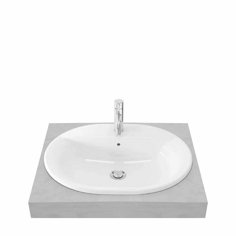 Wastafel TOTO LW899CJ Comp Set Kran Dingin TX122LESN