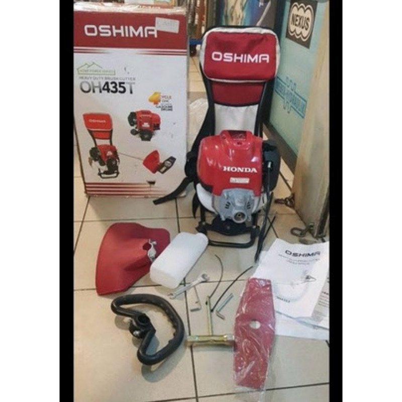MESIN POTONG RUMPUT GENDONG HONDA OSHIMA OH435T BRUSH CUTTER HONDA OH 435 T