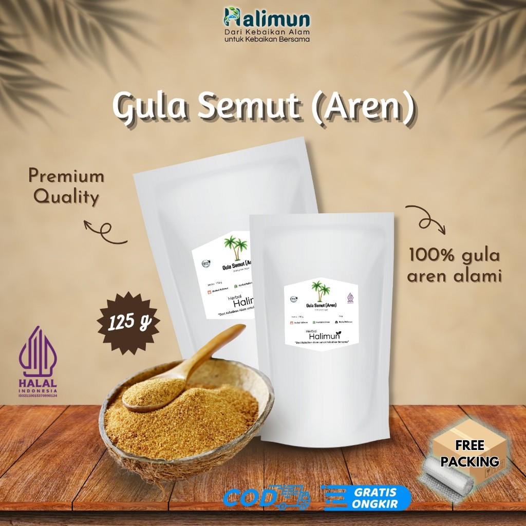 

Gula Semut Aren Herbal Premium Quality 125gr