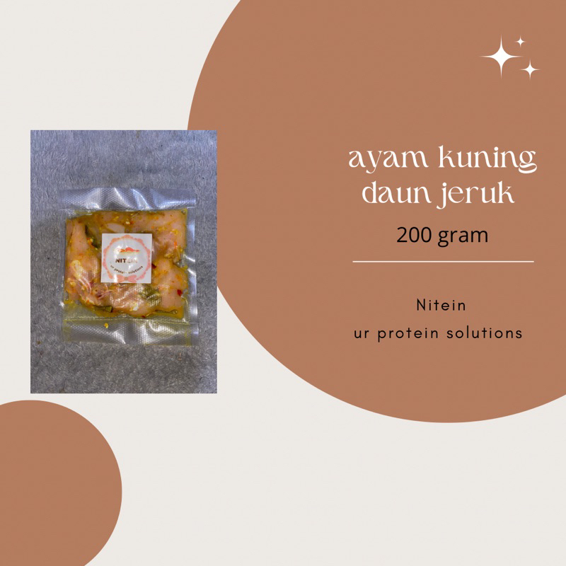 

Ayam kuning daun jeruk - marinasi dada ayam - ayam siap masak - makanan sehat - makanan diet.