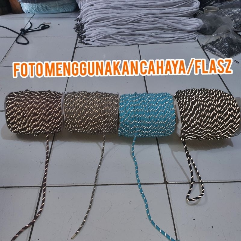 

TALI REFLEKTIF/MENYALA 4MM-5MM ISI 100Y & 100M PER ROLL