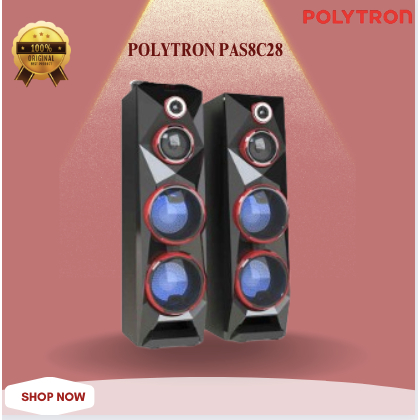 Polytron Speaker PAS8C28 Speaker Aktif Karaoke PAS8C28 Termurah Original/PAS 8C28/PAS-8C28/PAS8C28