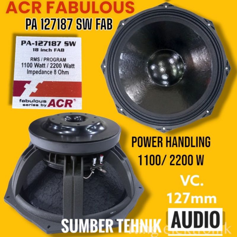 18 inch ACR FABULOUS PA 127187 SW