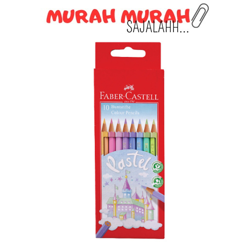 

Faber Castell Colour Pencils Pastel Hexagonal Set 10 / Pensil Warna Faber Castel Pastel 10 Warna