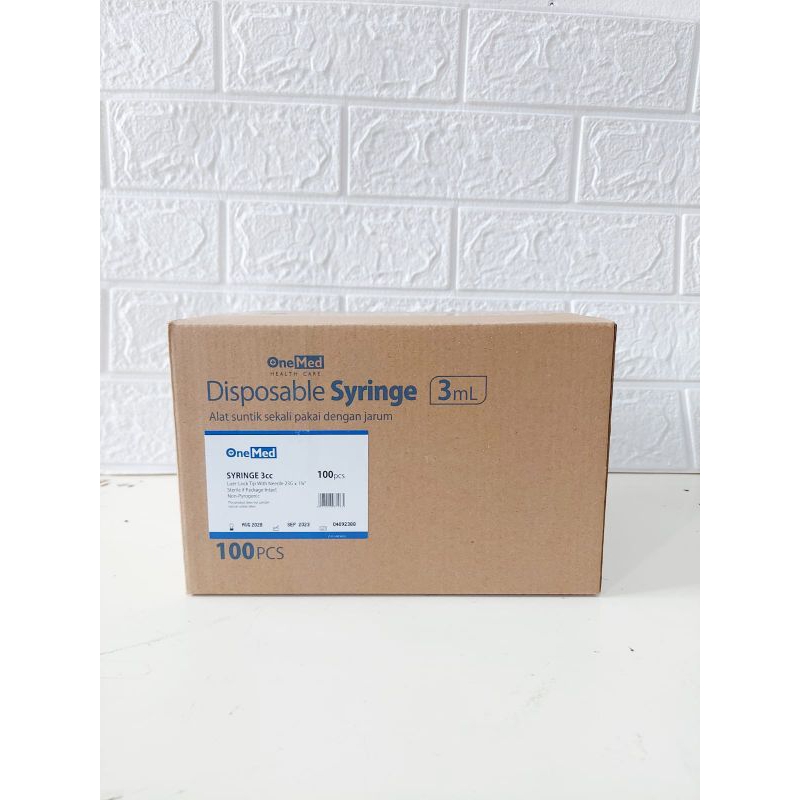 Disposible syringe 1cc,3cc,5cc,10cc/Onemed/spuit 1ml,3ml,5ml,10ml