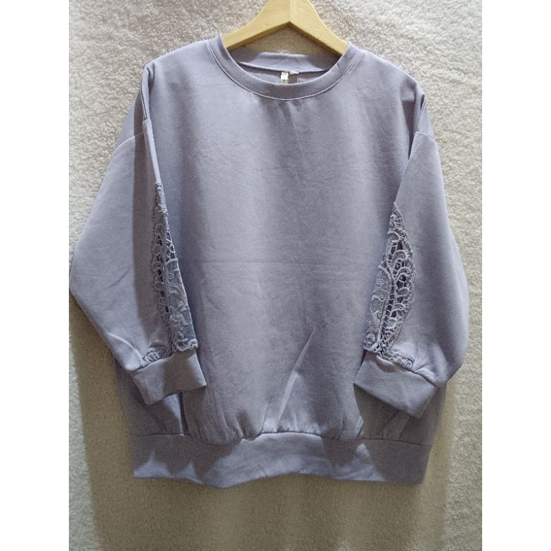Sweatshirt Scuba HK works london Lilac