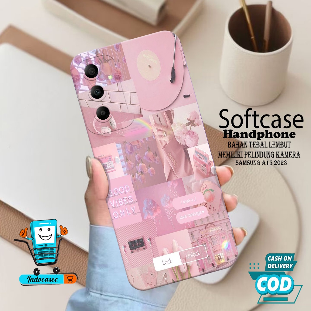 Softcase Hp Samsung Galaxy A15 4G / 5G Terbaru - Case Samsung Galaxy A15 4G / 5G - Kesing Samsung Ga