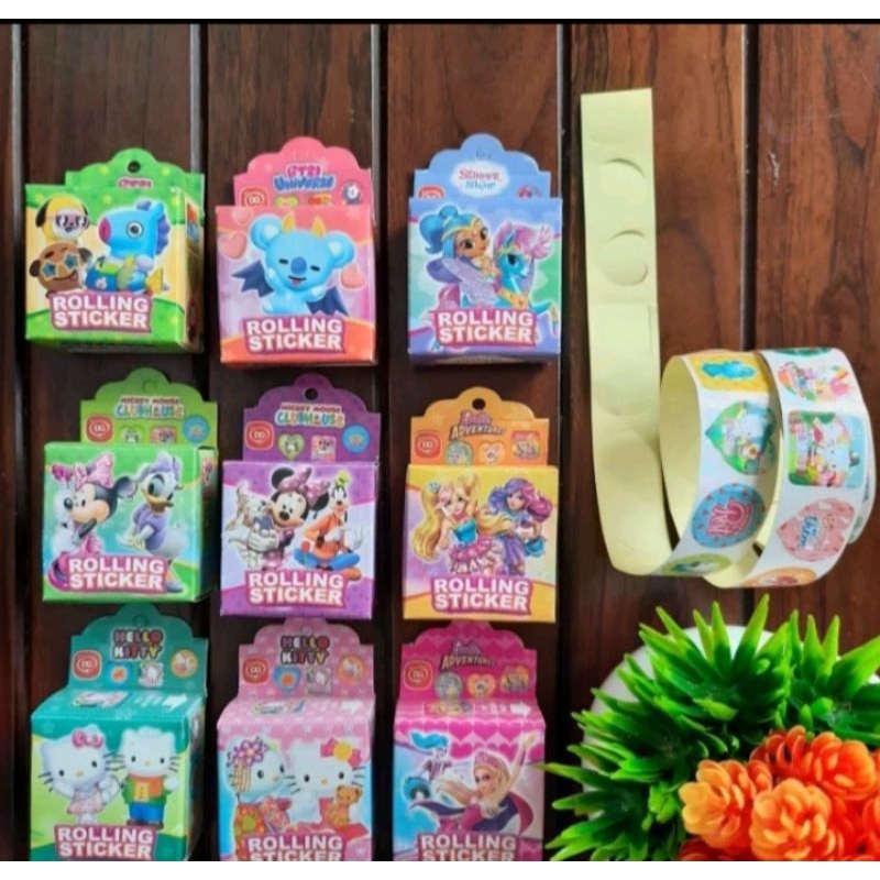 

Mainan sticker rol - Sticker roling