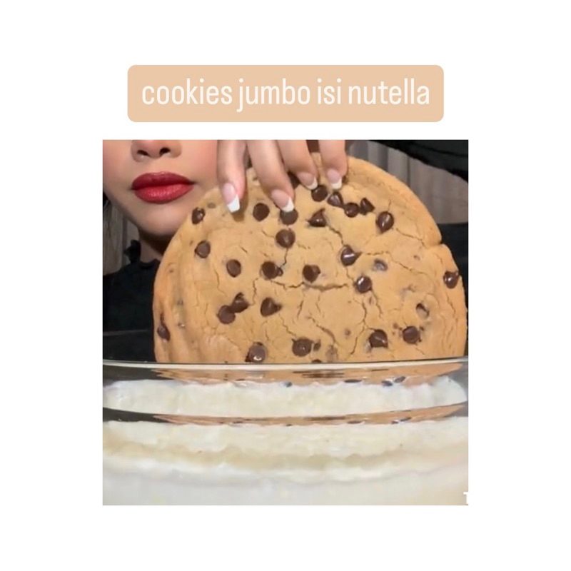 

Nutella Giant Cookies / Cookies Jumbo Viral Isi Nutella by Chuwy Cookies
