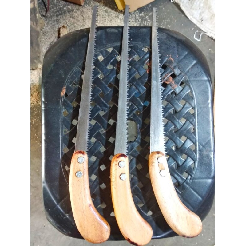 Gergaji pruning lurus gergaji bonsai baja slendang siap pakai