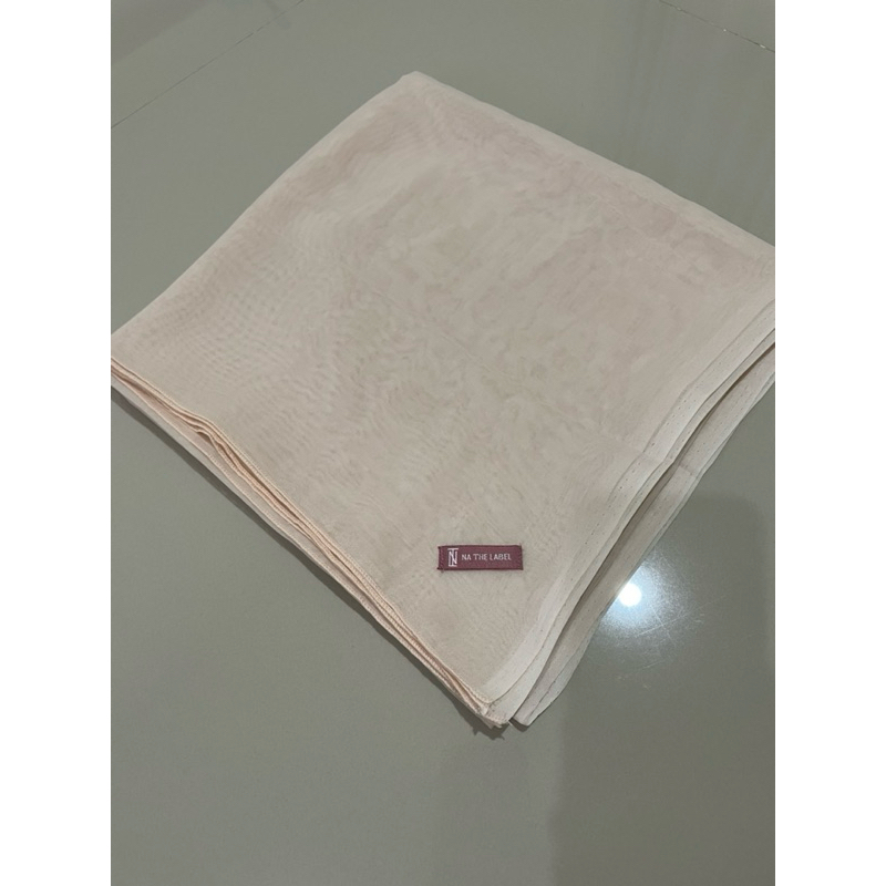 NEW NATHELABEL HIJAB PARIS JEPANG | WARNA : PEACHY KEEN