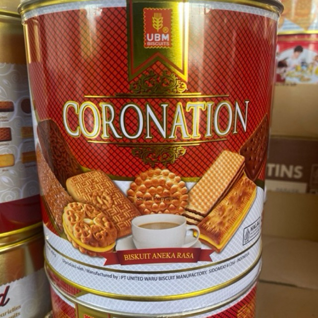BISCUIT CORONATION KALENG 450gr/BISKUIT KALENG ASSORTED