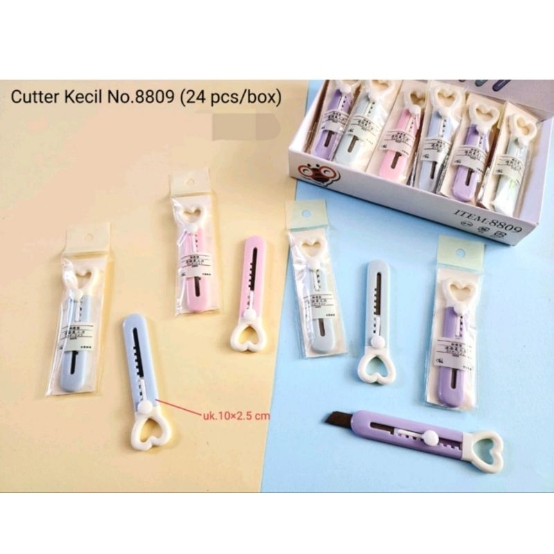 

CUTTER PEMOTONG PISAU KECIL CUTER PASTEL LOVE
