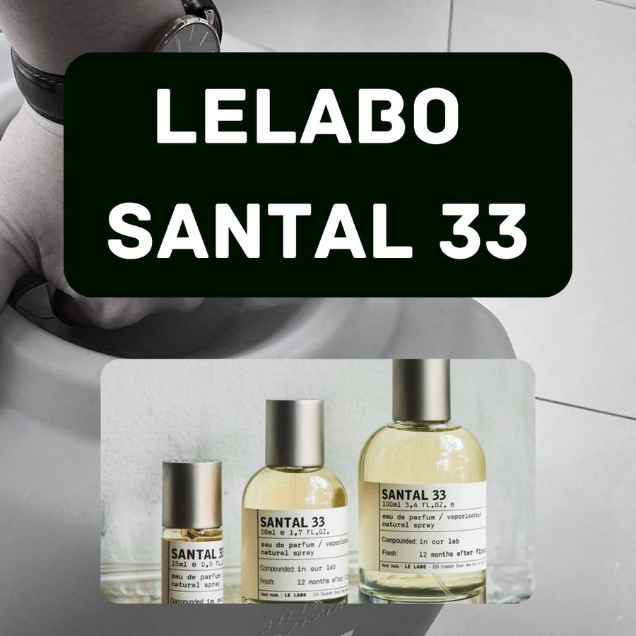 BIBIT PARFUM PERFUME Le Labo Santal 33 inspiring parfum Murni 100%