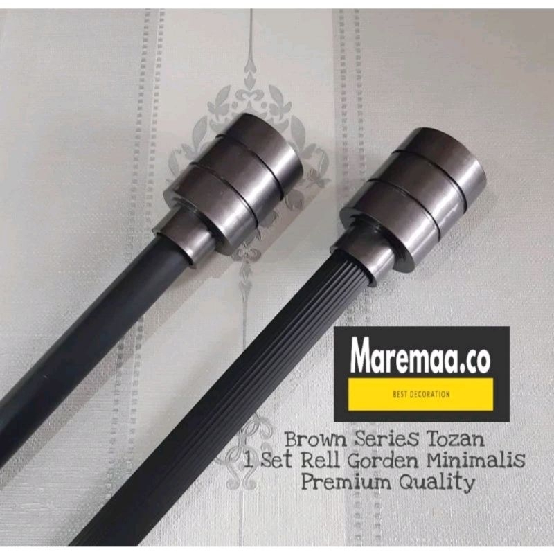 Batang Gorden Tozan minimalis Fullset ukuran 200cm
