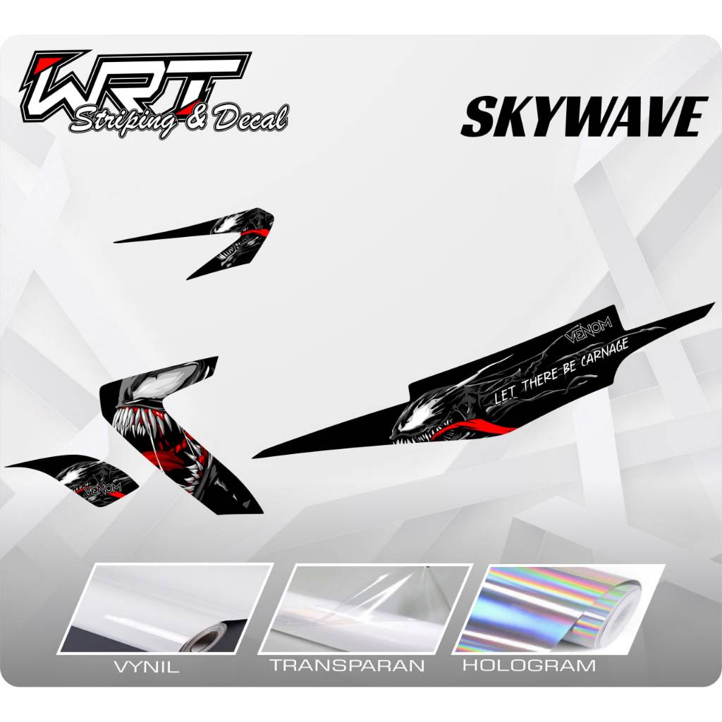 Striping Skywave-Stiker Decal Motor Skywave VENOM