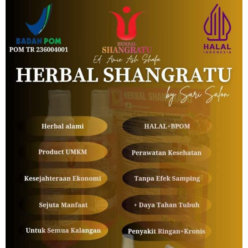 

[AGEN RESMI] HERBAL SHANGRATU ORIGINAL 100% | HERBAL ALAMI HALAL ber-BPOM | HERBAL AMAN UNTUK BAYI - LANSIA | HERBAL AMAN UNTUK BUMIL - BUSUI | HERBAL IKHTIAR PROMIL | HERBAL KESEHATAN MISS-V | HERBAL SEJUTA MANFAAT(ATAS IJIN ALLAH)