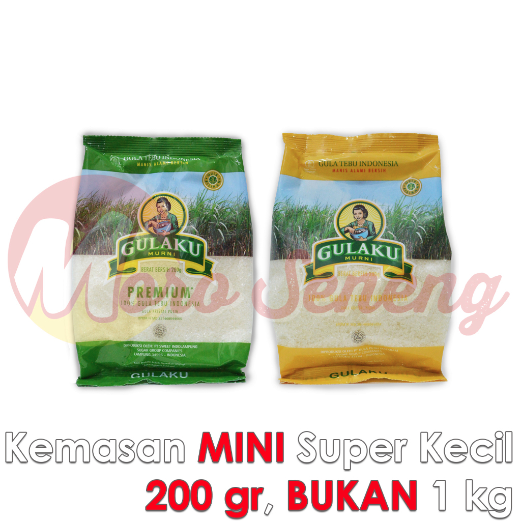 

Gulaku 200 gr Premium Hijau Kuning Tebu Gula Pasir Putih 200gr