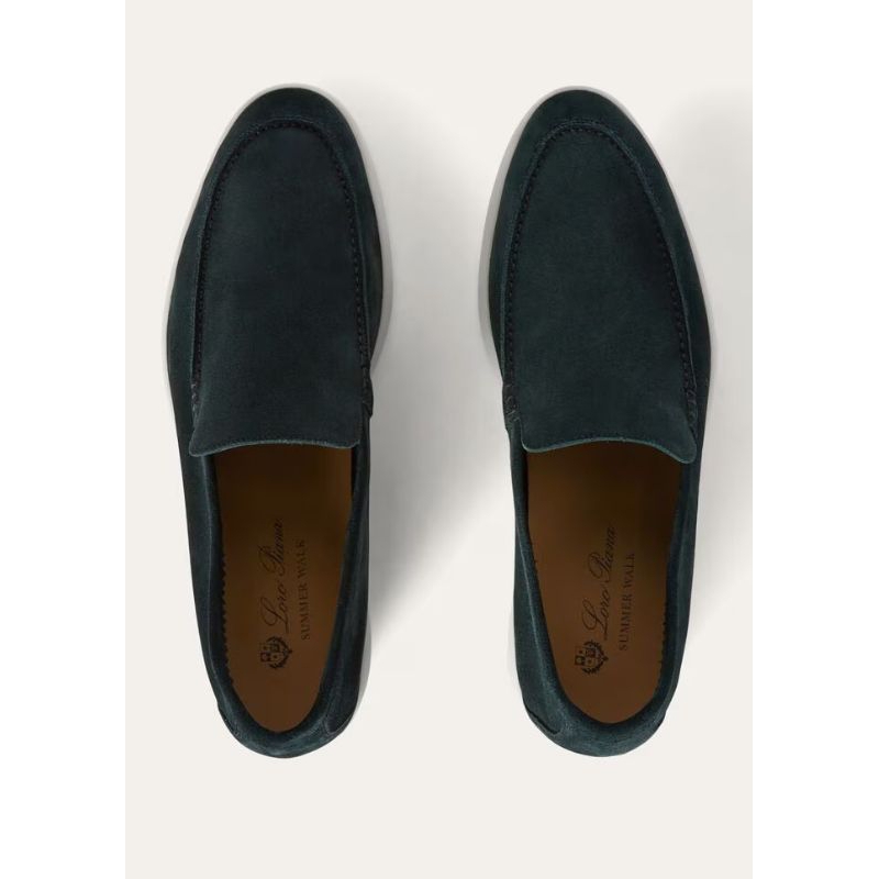 Sepatu Pria Loro Piana – Summer Walk Loafers Quality Navy