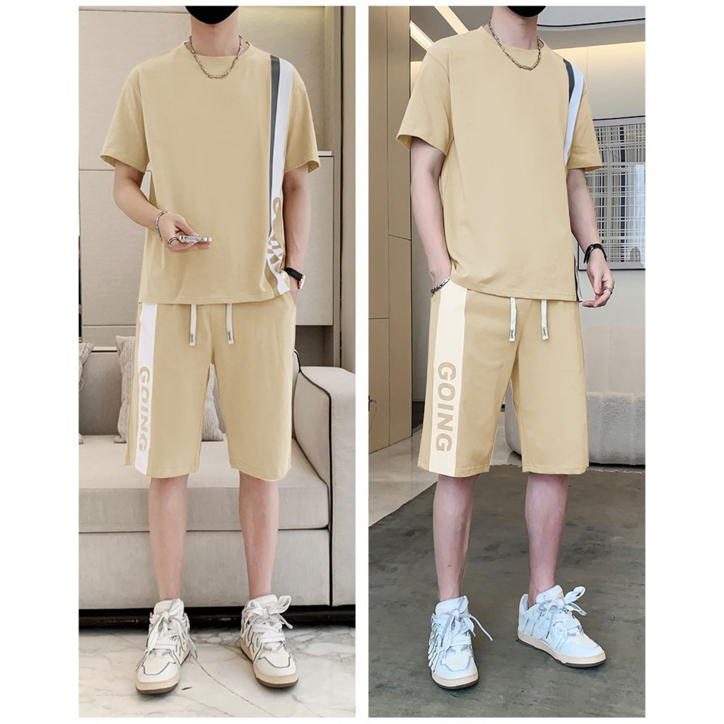 Setelan Baju Anak Korea Remaja Umur 11 12 13 14 15 16 Tahun TK Set Stelan Setelan Laki Cowok Pria Mu