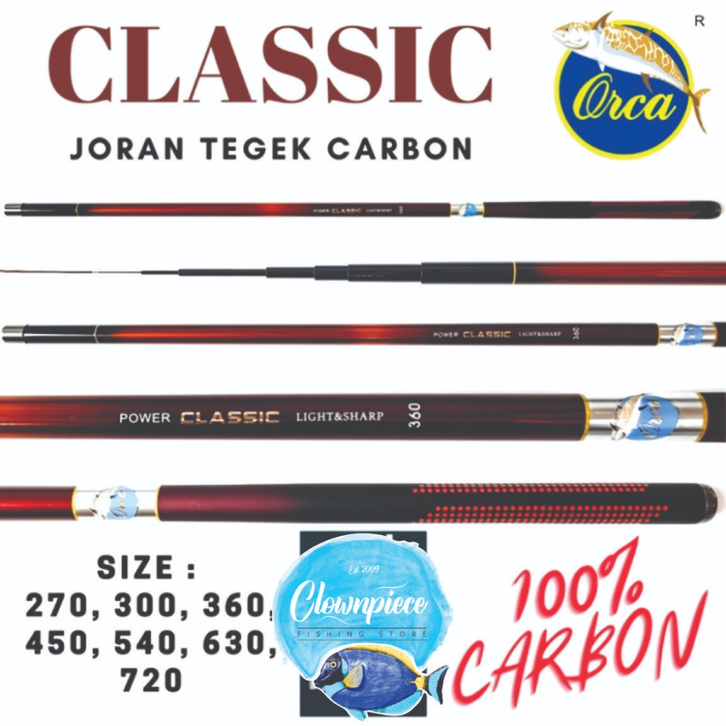 Joran Tegek Orca Classic / Joran Pancing Orca Classic / Joran Tegek Pancing Orca Classic / Tegek Orc