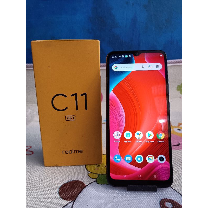 REALME C11 2021 2/32 FULLSET ( SECOND )