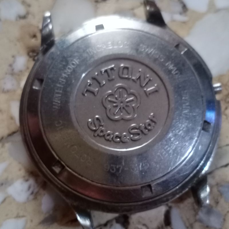 jam titoni space star minus rusak vintage watch