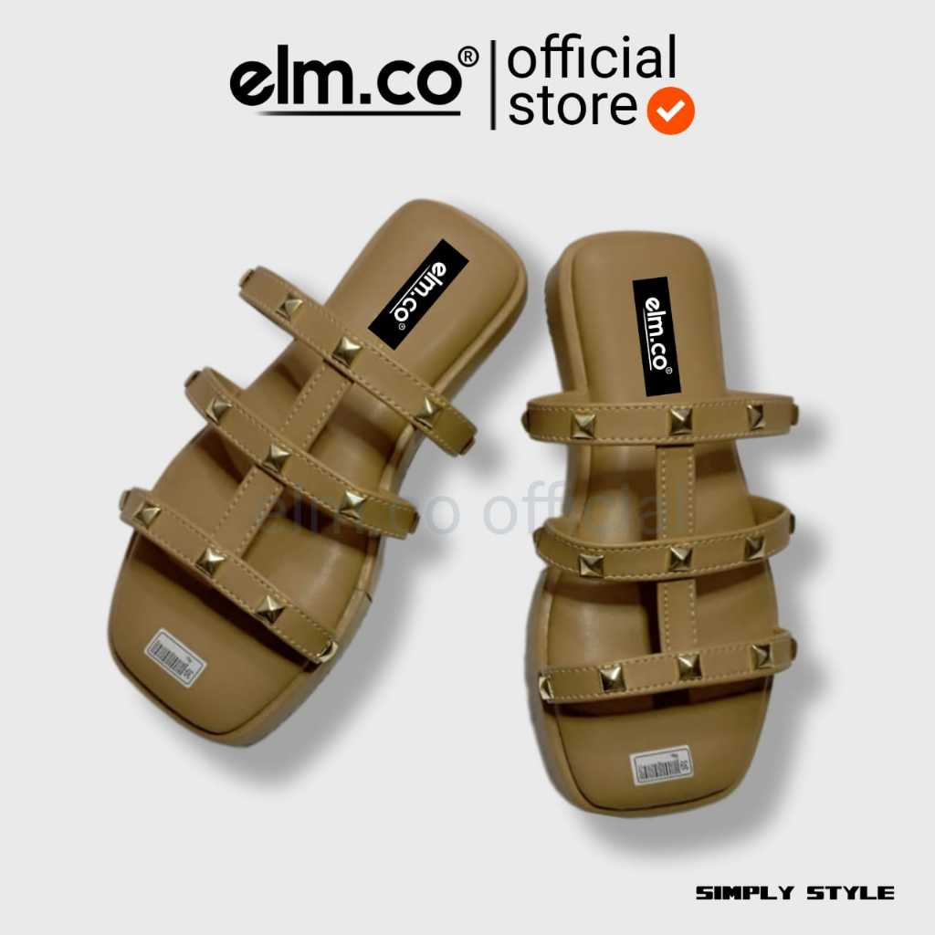 elm.co [ COD ] Sandal wanita flatform jelly sendal kekinian keren viral eff10