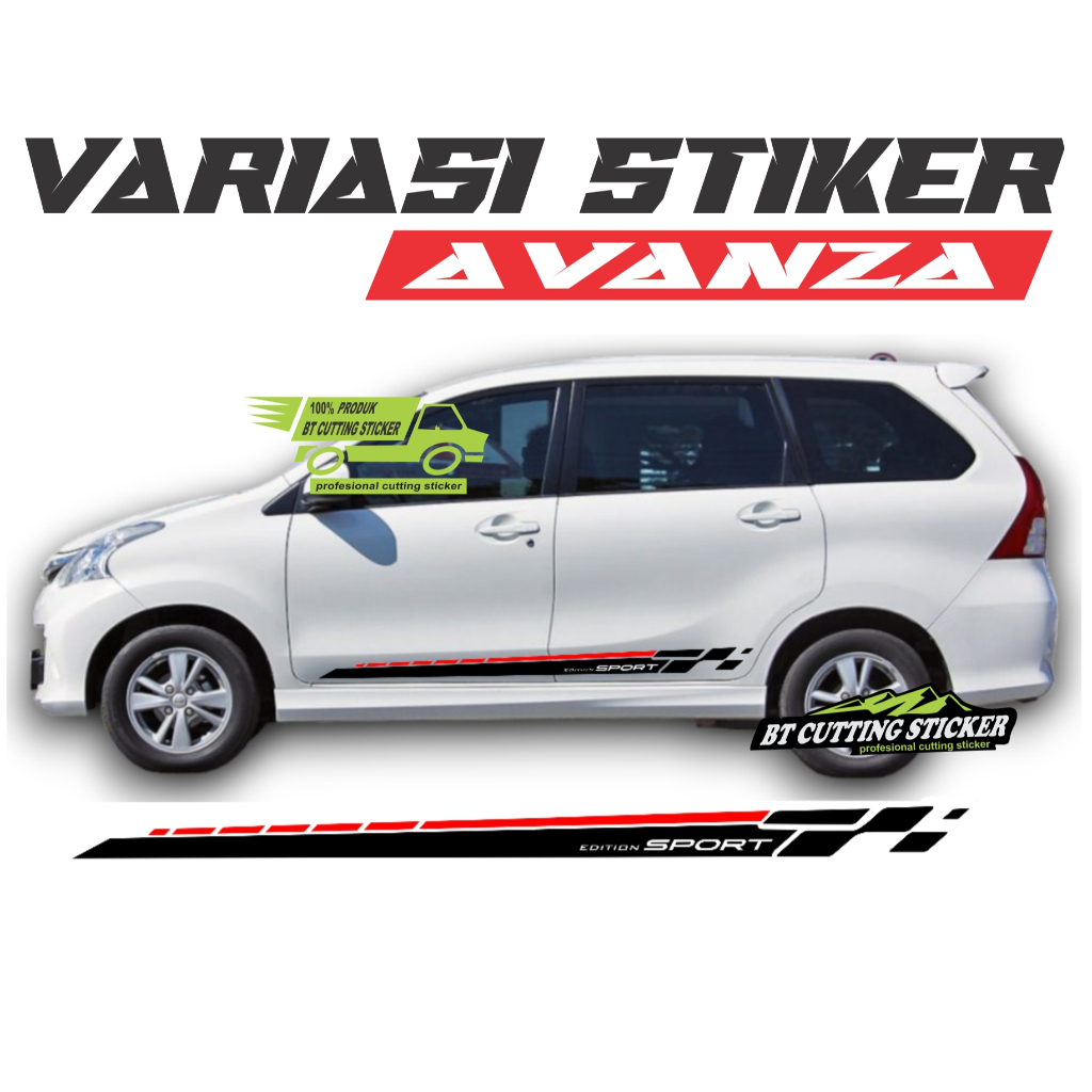 stiker avanza striping mobil avanza stiker variasi avanza sticker avanza