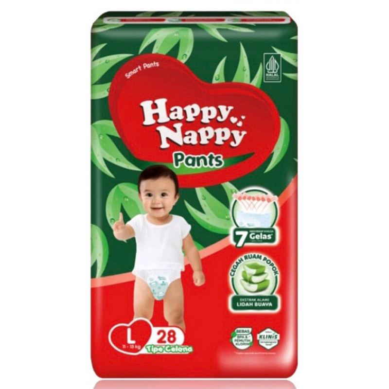 Pampers Happy Nappy Smart Pants L48 & L28