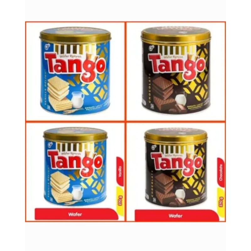 

WAFER TANGO KALENG COKLAT VANILA