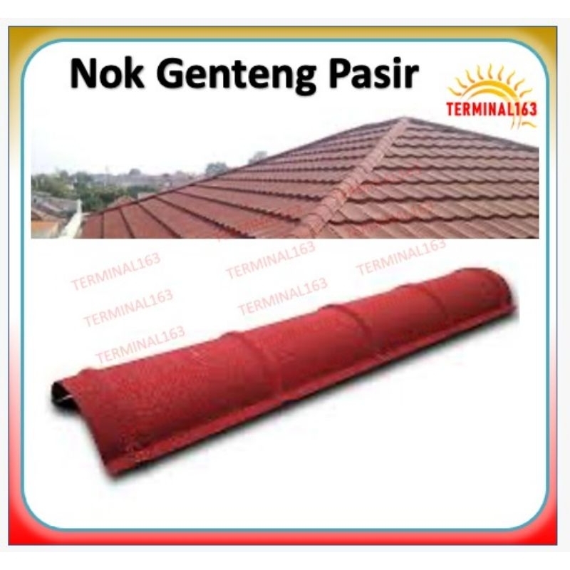 Nok genteng metal pasir wuwung