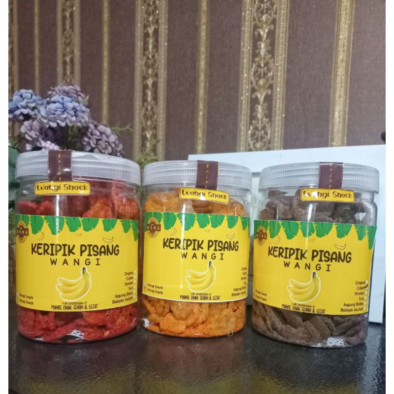 

keripik pisang wangi toples 240gr